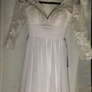 Wedding white dress.